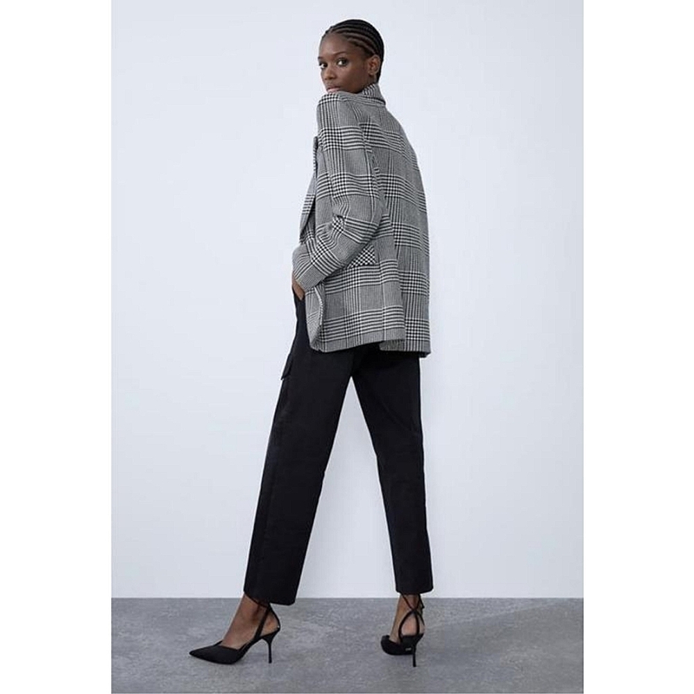 Zara Oversized Checkered Blazer - image 3